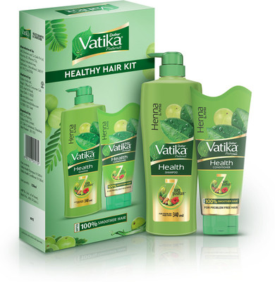 DABUR VATIKA Health Shampoo & Conditioner Combo for Smooth and Silky Hair(520 ml)