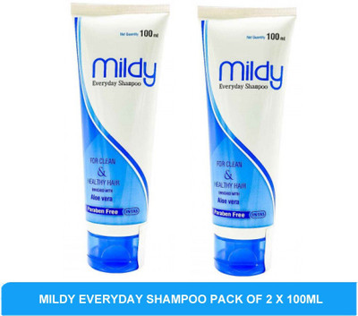 Mildy Everyday Shampoo - pack of 2 x 100ml(200 ml)