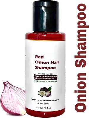 Glamezone Onion Shampoo for Hair Growth, Hair Fall Control with Red Onion Seed Oil Extract(100 ml)