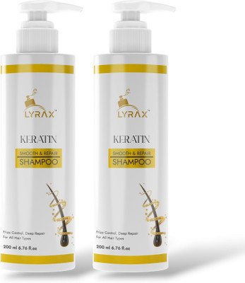 LYRAX KERATIN SHAMPOO (COMBO PACK)(400 ml)