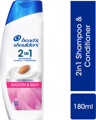 HEAD & SHOULDERS 2-in-1 Anti Dandruff Shampoo + Conditioner With Almond Milk(180 ml)