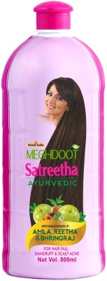 MEGHDOOT Ayurvedic Satreetha Shampoo for Dandruff and Scalp Acne, 800ml, Pack of 1(800 ml)