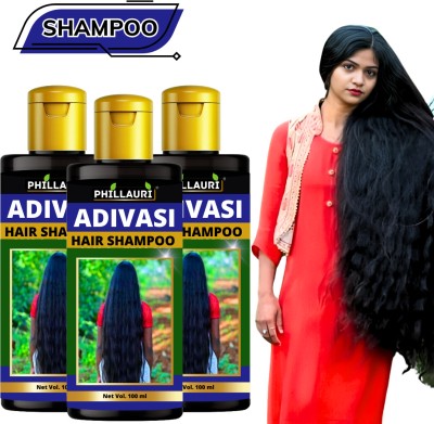 Phillauri Adivasi Herbal Shampoo for Strong, Long and Shiny & Hair fall Reduction(300 ml)