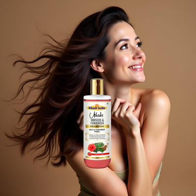 Utkrisht Khadi Hibiscus & Fenugreek Shampoo for Silky Hair with Strength(200 ml)