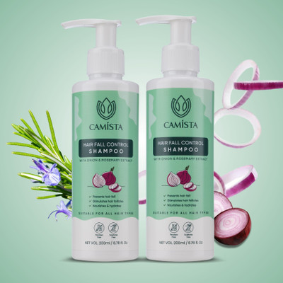 CAMISTA Hair Fall Control Shampoo with Onion & Rosemary Extract for Reduce Breakage(400 ml)