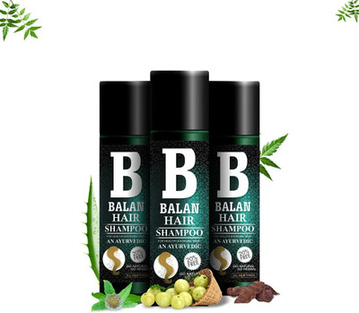 balan Ayurvedic Hair Shampoo with the Goodness of Aloe Vera | pack of 3(360 ml)