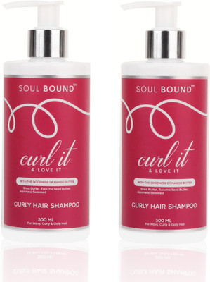 SOUL BOUND Curl It & Love It Curly And Coily Hair Shampoo Set Of 2(600 ml)