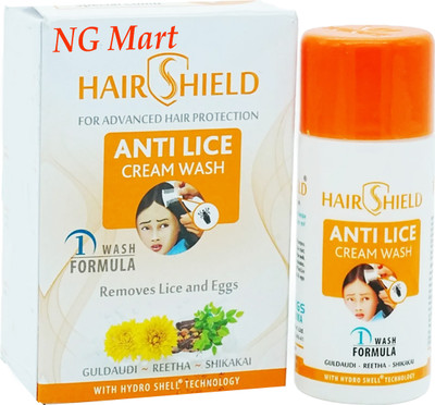 NG MART HAIR SHEILD ANTI LICE WASH FOR LICE CLEANSING & LICE FREE SCALP PACK OF 30ml x 1(30 ml)