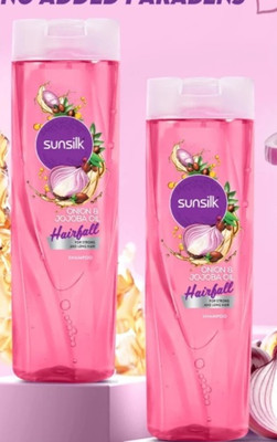 SUNSILK Onion & Jojoba Oil Hairfall Shampoo 190mls x 2n(380 ml)
