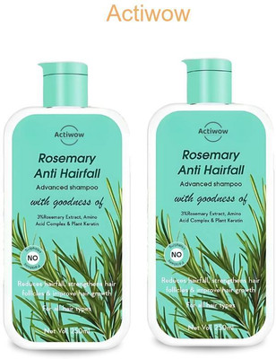 ACTIWOW Rosemary Anti Hair Fall Shampoo For Reducing Hair Loss A001(600 ml)