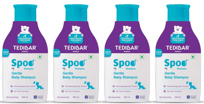 Spoo Baby shampoo 200ml x Pack of 4(800 ml)
