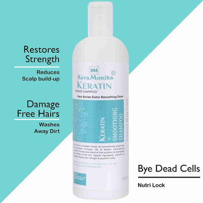Keramoniks Professional Keratin + Smoothing Shampoo 500 ml(500 ml)
