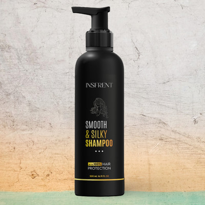 insfrent Smooth And Silky Shampoo For Professional Use, Shampoo With Conditioner (2 in 1)(500 ml)