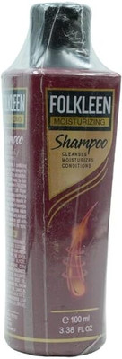 Folkleen MOISTURIZING SHAMPOO PACK OF 2*100ml(200 ml)