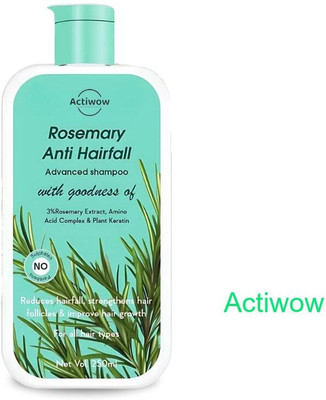 ACTIWOW Rosemary Shampoo For Nourishing Dry Hair and Reducing Thinning(300 ml)