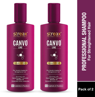Streax Professional Canvoline Shampoo Pack fo 2(300 ml)