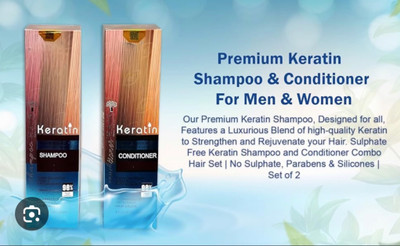 BTC Keratin Nutrition Moisturizing & smooth shampoo and conditioner(1000 ml)