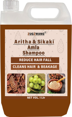 ZugZwang Shikakai Shampoo With Conditioner Soften And Smoothness Hair(1 L)