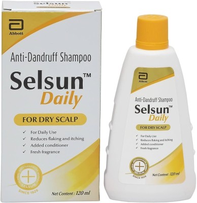 Selsun Daily Use Anti Dandruff For Dry Scalp Shampoo(120 ml)