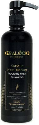 keralooks professional Keralooks Keratin Sulphate Free Shampoo 500ml(500 ml)