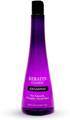 XPEL Keratin Classic Hair Shampoo For Dry & Frizzy Hair, for Smooth, Straight, Sleek Hair-400ml-SLES Free(400 ml)