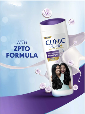 Clinic Plus Anti-Dandruff Shampoo with ZPTO Formula 170ml(170 ml)