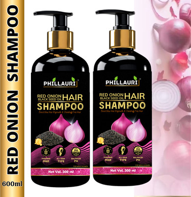 Phillauri Onion Hair Shampoo - Nourishing & Strengthening Formula(600 ml)