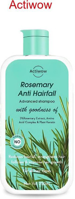ACTIWOW Rosemary Shampoo For Revitalizing Hair Roots and Preventing Fall(300 ml)