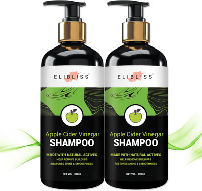 ELIBLISS ACV Shampoo for Hair Fall Reduction, Oil Control & Smooth Shiny Hair(400 ml)