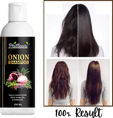 Phillauri onion Shampoo helps in Reverses greying of hair(200 ml)