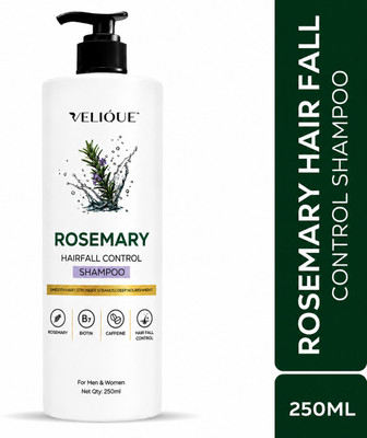 VELIQUE Rosemary Hairfall Control Shampoo for Men&Women|Hair Strengthening|Healthy Scalp(250 ml)