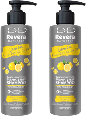 DOOMSDAY REVERA LEMON SHAMPOO FOR HELPS PREVENT DENDRUFF PACK OF - 200ml x 2(400 ml)