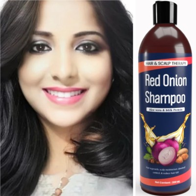 Manarya Red Onion Natural All Hair Types With Milk Protein for Dandruff Free(200 ml)