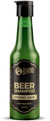 BEARDO BEER Shampoo for Men | Strong Hair | Nourishes & Reduces Hairfall with Argon Oil(200 ml)