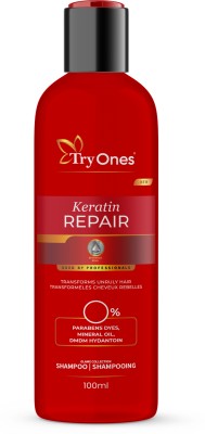 Tryones Keratin Repair Shampoo Revitalize, Nourish and Strengthen(100 ml)