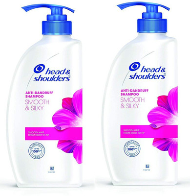 Head and Shoulders smooth & silky Shampoo 650ml packof 2(650 ml)