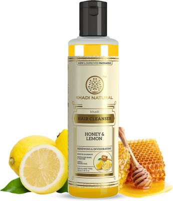 KHADI NATURAL Honey and Lemon Juice Hair Cleanser/Shampoo(210 ml)