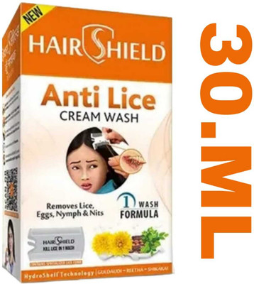 HAIRSHIELD remove eggs anti lice one wash anti lice shampoo 30 ml(30 ml)