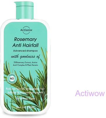 ACTIWOW Rosemary Shampoo For Rejuvenating Scalp Health and Preventing Fall(300 ml)