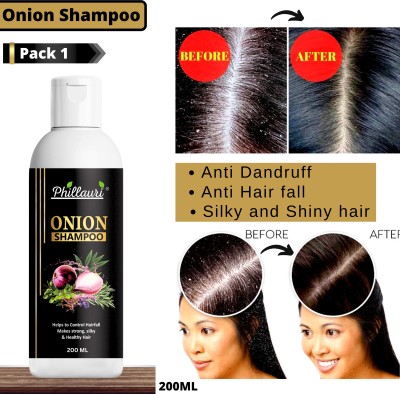 Phillauri Onion Shampoo for Hair Growth and Hair Fall Control(200 ml)