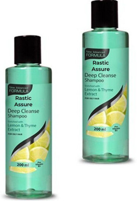 Rastic Assure Best Deep Cleanse Shampoo Pack of 2(400 ml)