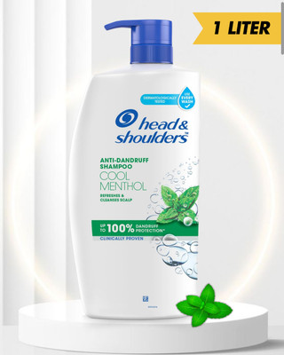 Head and Shoulders Cool Menthol Anti Dandruff Shampoo & Protect Scalp(1 L)