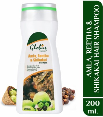 Globus Naturals Amla Reetha & Shikakai Hair Shampoo(200 ml)