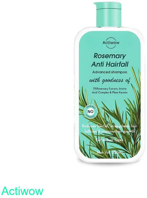 ACTIWOW Rosemary Shampoo For Preventing Dry Scalp and Reducing Fall(300 ml)