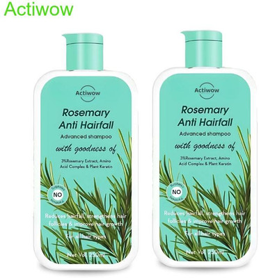 ACTIWOW Rosemary Shampoo For Adding Shine and Reducing Hair Loss A001(500 ml)