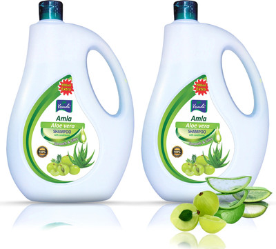 KESUDA smooth and silky Aloevera Amla shampoo with conditioner 1 liter can (1L+1L)(2 L)