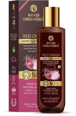 Organique Red Onion Hair Shampoo Hair Fall Control & Hair Growth for Men & Women(200 ml)