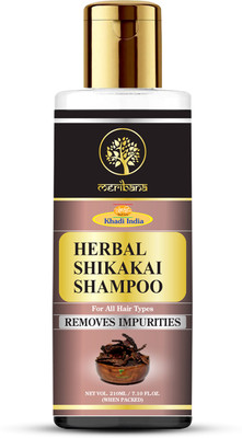 MeriBana Khadi Shikakai Shampoo for Cleaning Hair(210 ml)