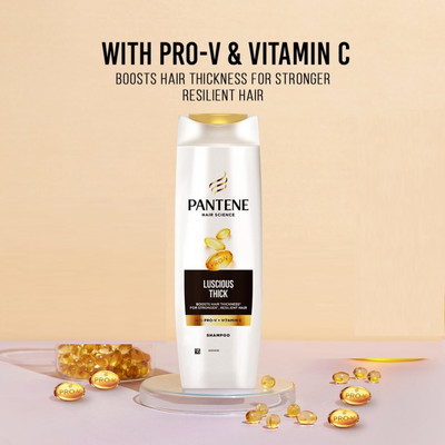 PANTENE Luscious Thick Shampoo For Women(340 ml)
