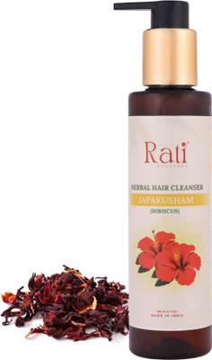 Rati Ayurveda Hibiscus Hair Cleanser Shampoo Dry, Frizzy, Dehydrated & Damaged Hair(200 ml)